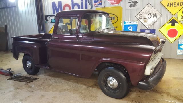 1959 chevrolet pickup shortbox half ton big back window