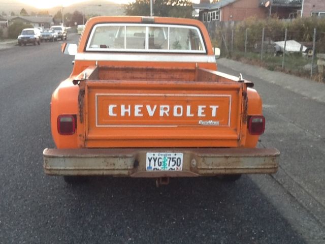 1977 big block 454 chevrolet short step side half ton pick up chevy a/c cc f44