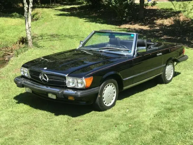 1986 mercedes-benz sl-class, black with 63272 miles available now!