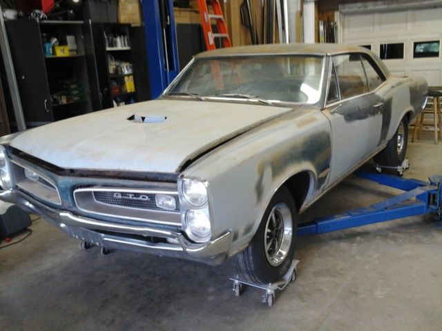 1966 pontiac gto 389 tr-power 4-speed car