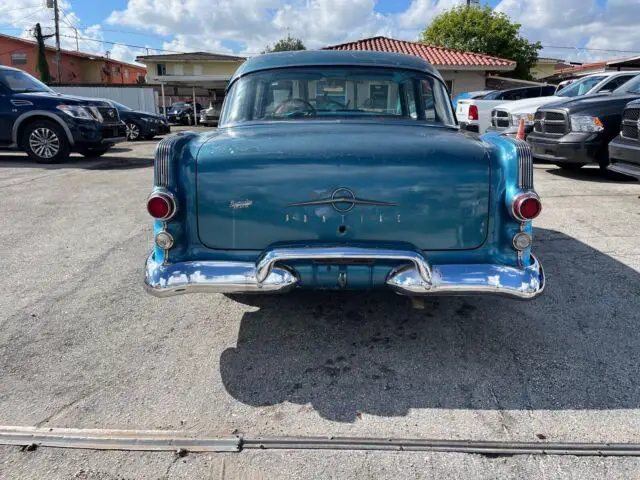 1955 pontiac catalina sedan blue rwd automatic