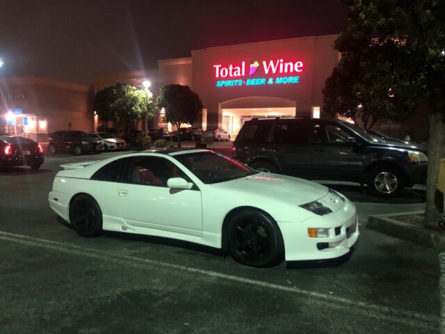 1990 nissan 300zx coupe white rwd manual 2+2