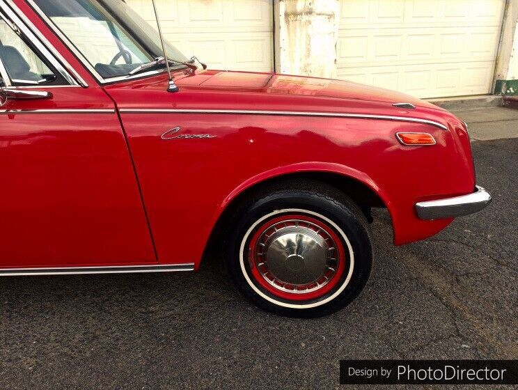 1969 toyota corona coupe rare 1900 a/c automatic red low miles vintage classic