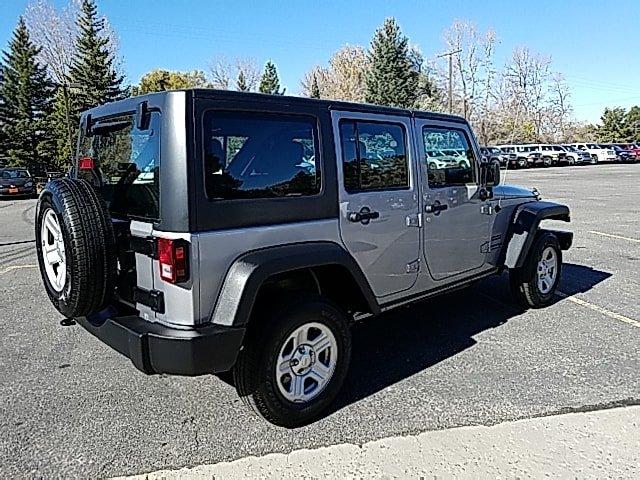 used 2018 jeep wrangler jk 4wd unlimited sport bozeman, mt 59715 for sale in bozeman, montana
