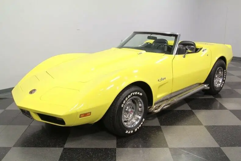 classic vintage chrome side pipes c3 vette sbc automaticrag drop top