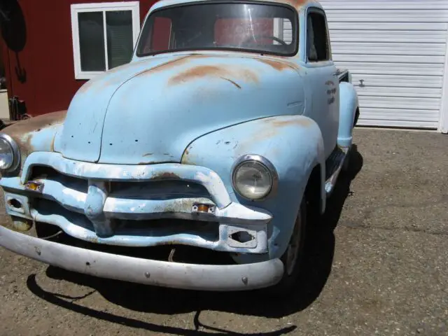 1954 chevrolet 3100 1/2 ton pickup - no motor - no trans- no title - no reserve