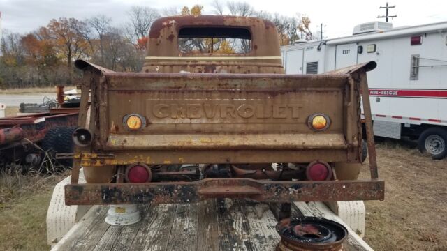 1950 chevrolet 3100 pickup brown rwd manual