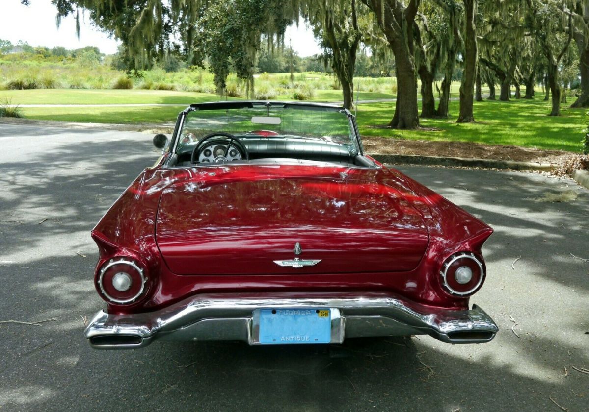 1957 ford thunderbird - hardtop and soft top