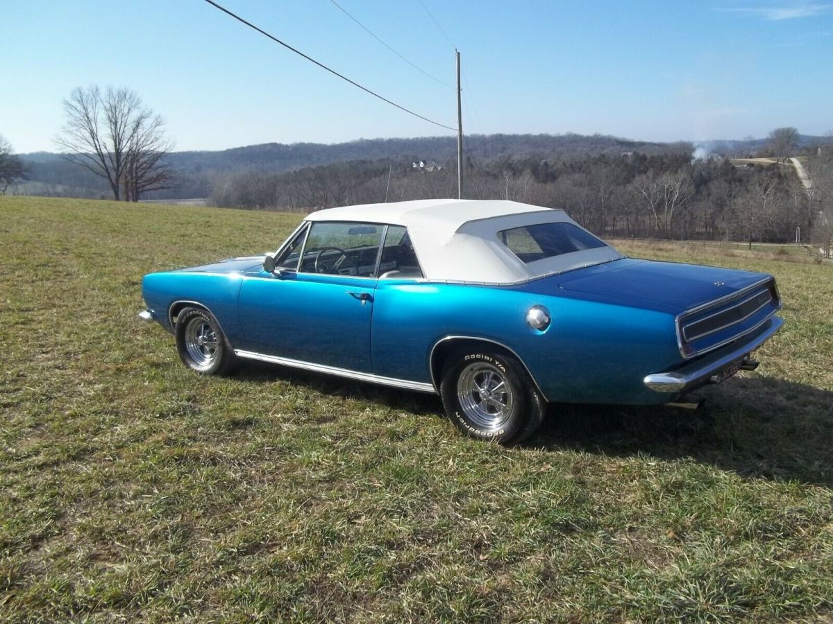 1967 plymouth barracuda convertible b5 blue 340 4 speed