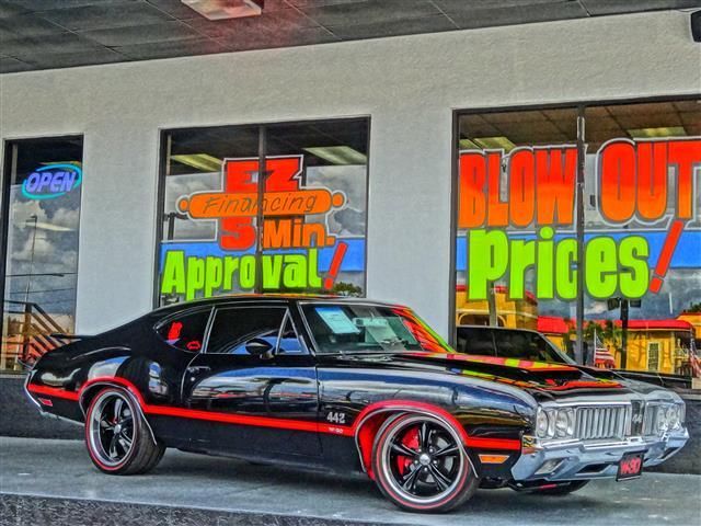 1970 oldsmobile cutlass 442 w30 tribute car gps nav hotchkis eibach ram air low