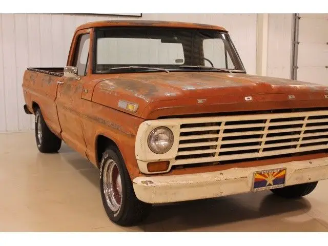 1967 ford f-100 27000 miles patina inline 6 3 speed manual