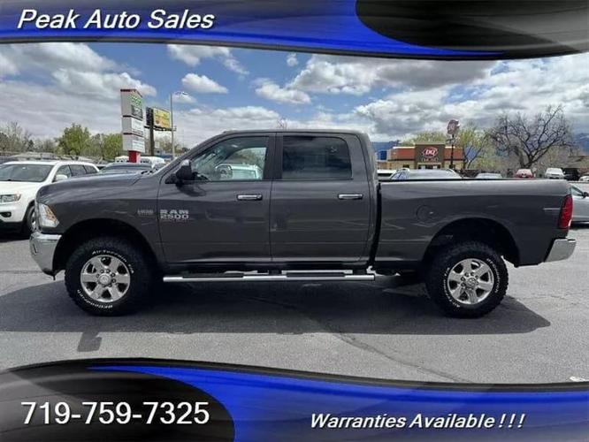 2014 ram 2500 crew cab slt 4x4 crew cab 6.3 ft. box 149 in. wb in colorado springs, colorado