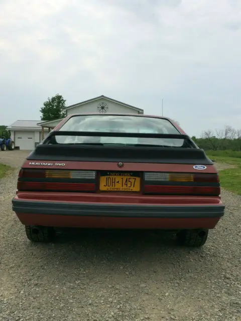 1985.5 ford mustang svo