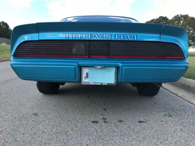 beautiful "atlantis blue" big block 1979 pontiac firebird ta