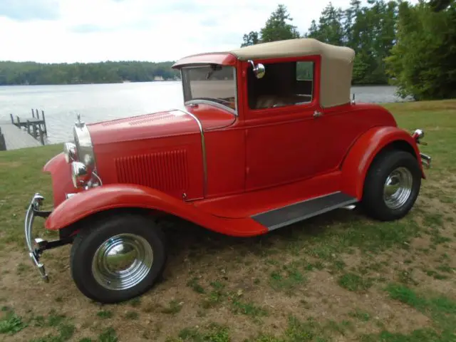 1930 model a sport coupe streetrod, old school, built in the 70's
