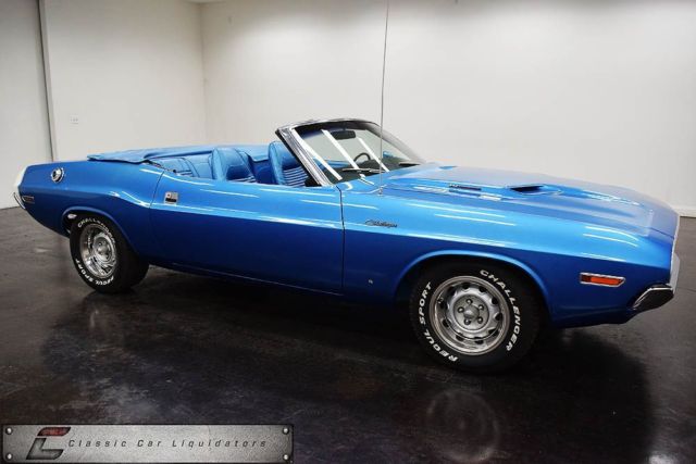 1970 dodge challenger convertible real h-code 340 #372012