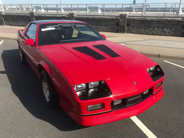 1986 chevrolet camaro iroc=z 2,700 original miles museum car!