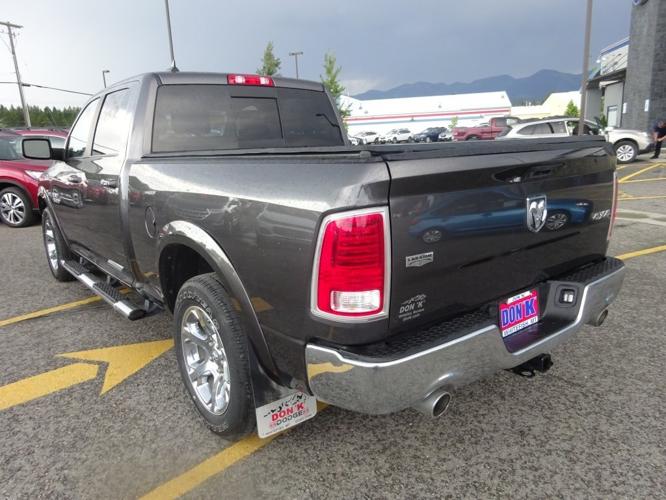 used 2016 ram 1500 4x4 crew cab laramie whitefish, mt 59937 for sale in whitefish, montana