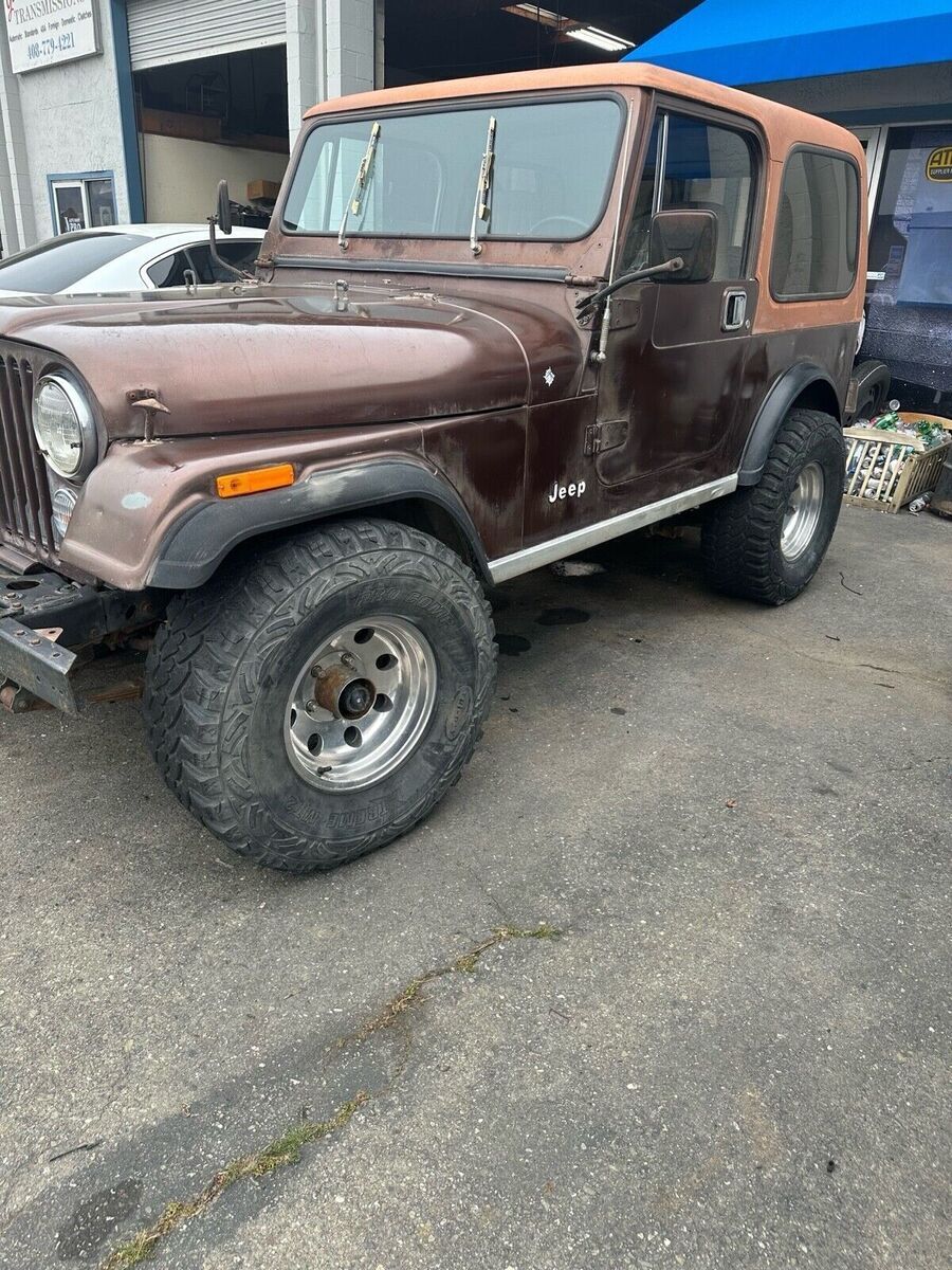 1984 jeep cj brown cj7