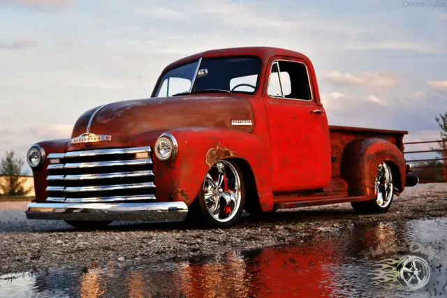 47 53 pro touring restomod hot rat street rod no air ride patina apache cold ac!