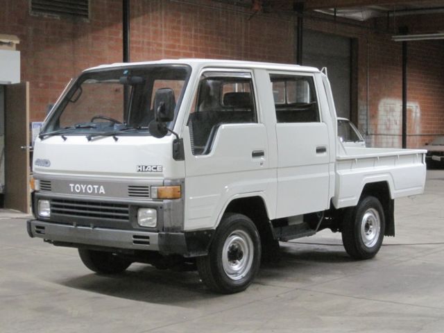 1990 toyota hiace crewcab truck diesel 4wd hi-lo 5 speed rhd street legal import
