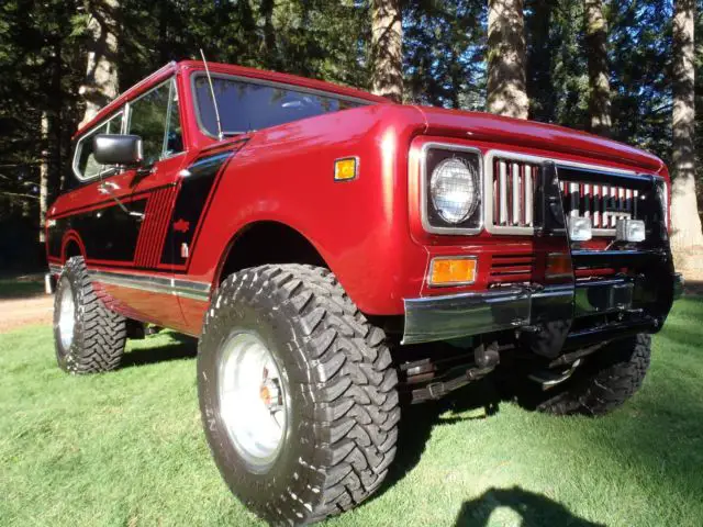 1976 international harvester scout xlc, 4x4, low miles, on frame restoration