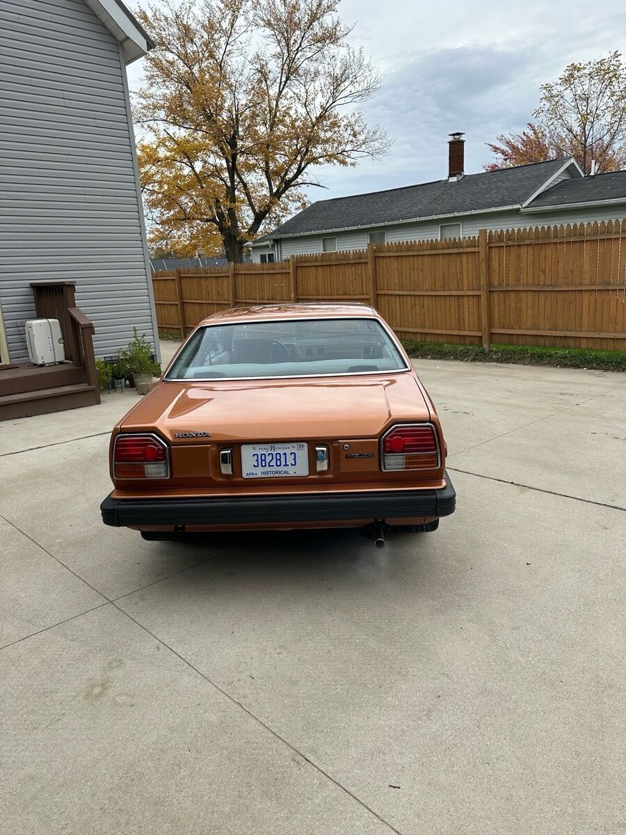 1980 honda prelude 1.8 coupe orange fwd manual
