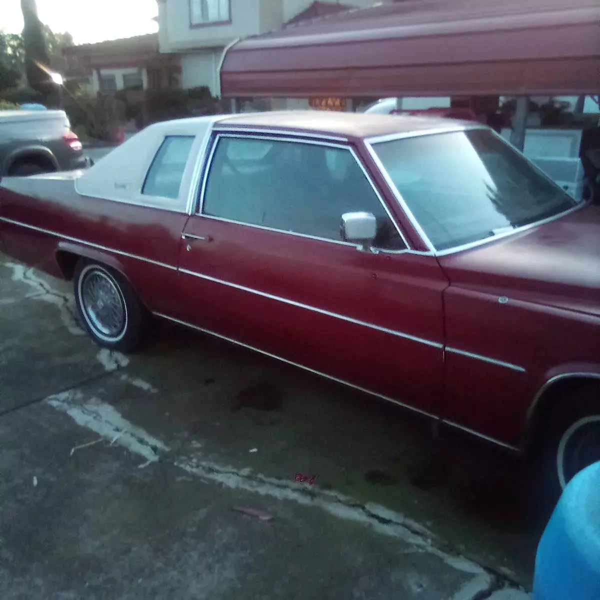 1977 cadillac deville coupe coupe red rwd automatic
