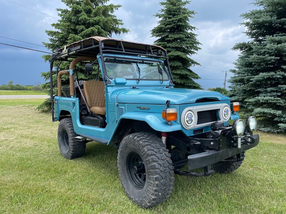 1978 toyota land cruiser suv blue 4wd manual fj40