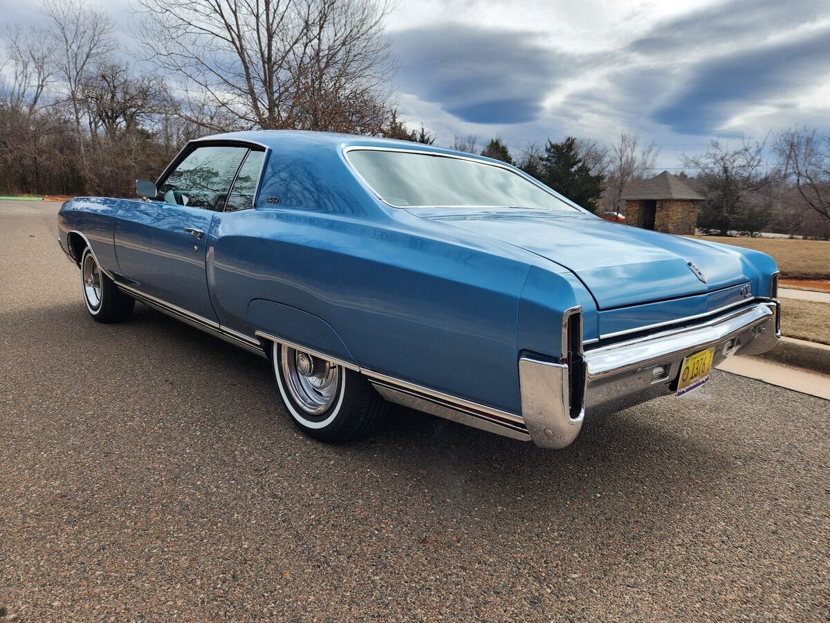 1971 chevrolet monte carlo blue new paint great cruiser