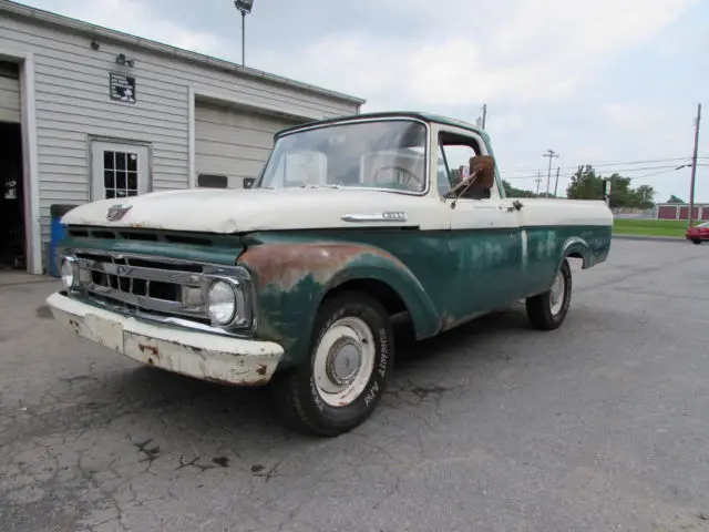 1961 ford f100 custom cab * rare unibody