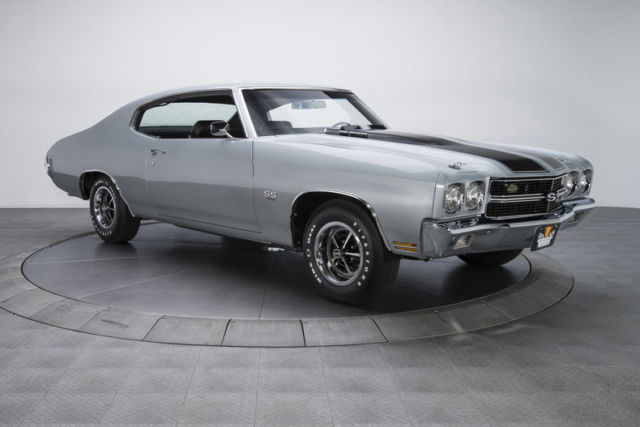 1970 chevrolet chevelle super sport 53152 miles cortez silver hardtop 454 ls6 v8