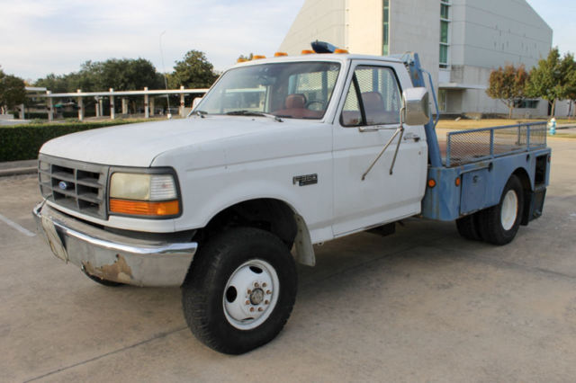 1993 ford f-350 flatbed f-350 4wd 7.3l 8-cyl diesel