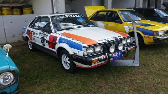 1982 subaru glf - rally car tribute to peter "possum" bourne no reserve