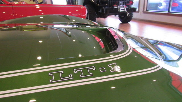 1972 number match lt-1 corvette in elkhart green 4 speed performance built # 350