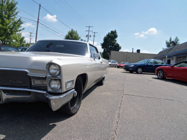 1968 cadillac coupe deville - rare coupe - great looking classic - 472 motor