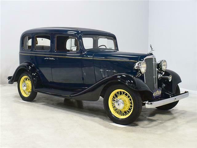 1933 chevrolet master eagle 40039 miles olympic blue sedan 207 cubic inch inlin