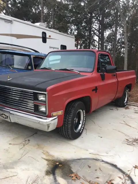 1983 chevy c10 southern truck no rust silverado short bed 8" rallys nice driver