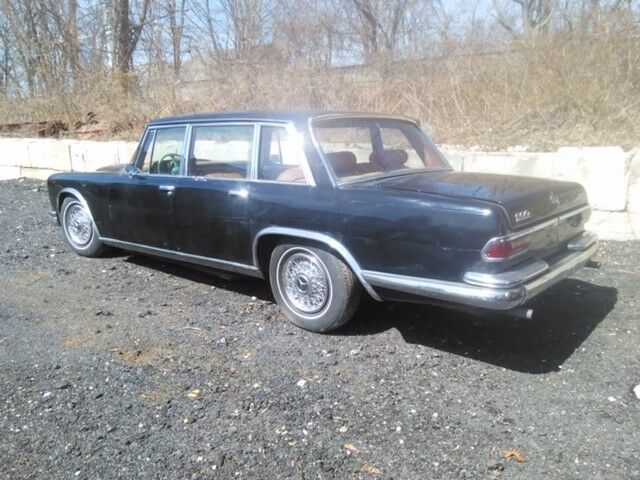 1965 mercedes 600 swb original 13k miles black/cognac long term owner no reserve