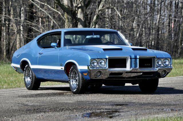 1971 oldsmobile 442 blue one quality repaint 39842 miles