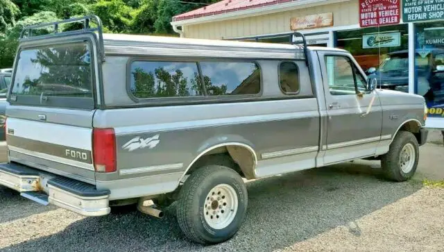 1993 ford f150 xlt 4x4 one owner all original reg cab 8' long bed pickup truck
