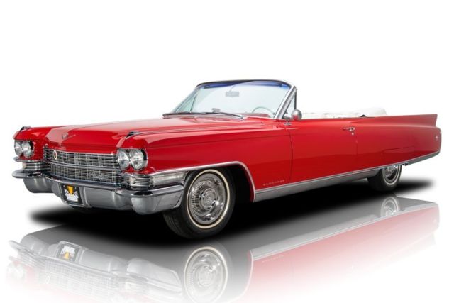 1963 cadillac eldorado biarritz matador red convertible 390 v8