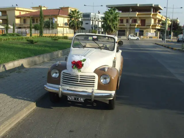 1953 fiat 500c topolino mare spiaggina jolly cabriolet cabri