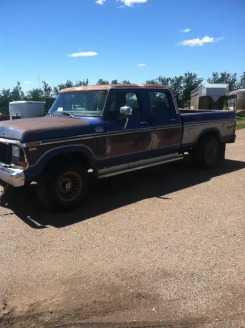 1979 f250 crew cab short box 4x4 partially restored price drop