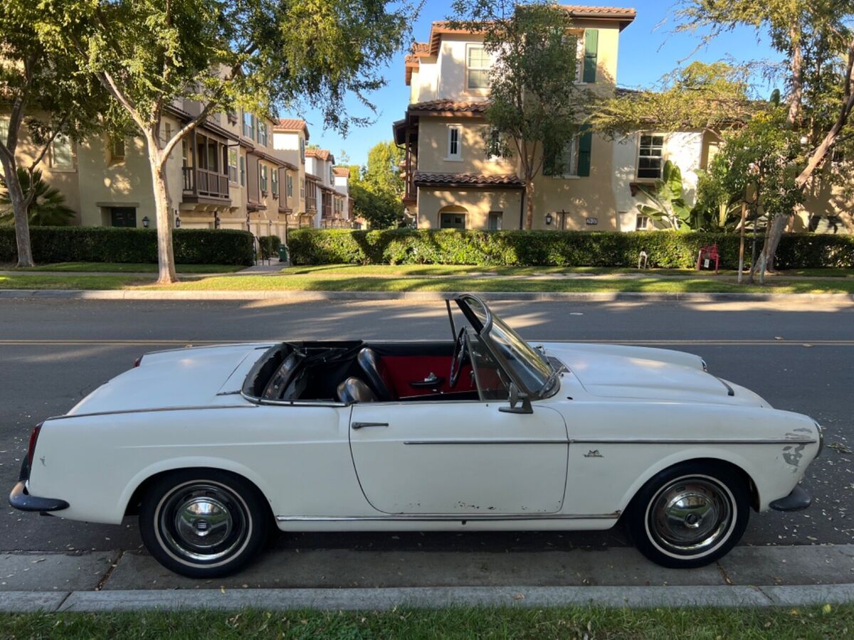 1961 fiat 1200 cabriolet all original. especial edition