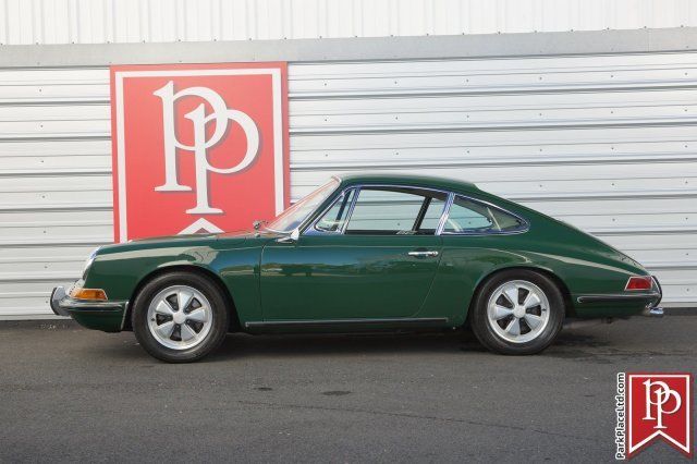 1967 porsche 911 s coupe, 29,177 miles, irish green on black