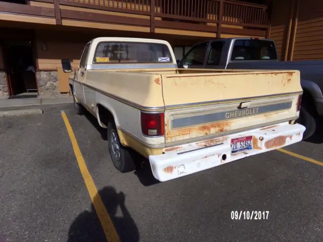 1977 chevy pickup 1/2 ton- "it's a classic"