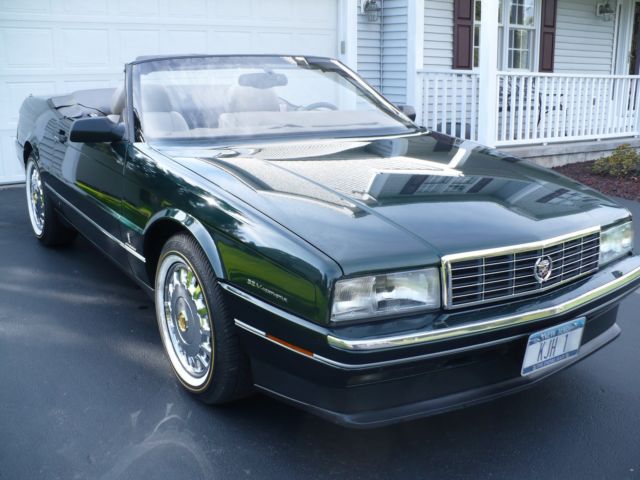 1993 cadillac allante roadster with northstar v8 and extremely low miles