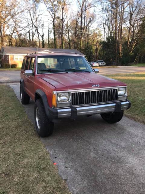 1990 jeep cherokee pioneer - manual, clean