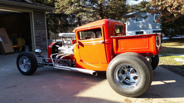 1931 ford model a custom pro street rod sbc tunnel ram chopped chop channeled